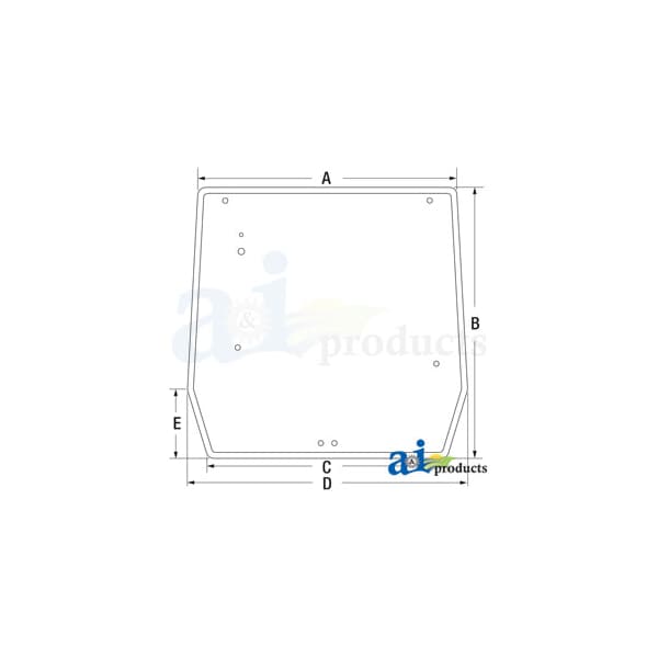 Glass; Rear Window 0" x0" x0"